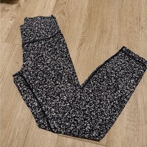 lululemon athletica Black and White Leggings